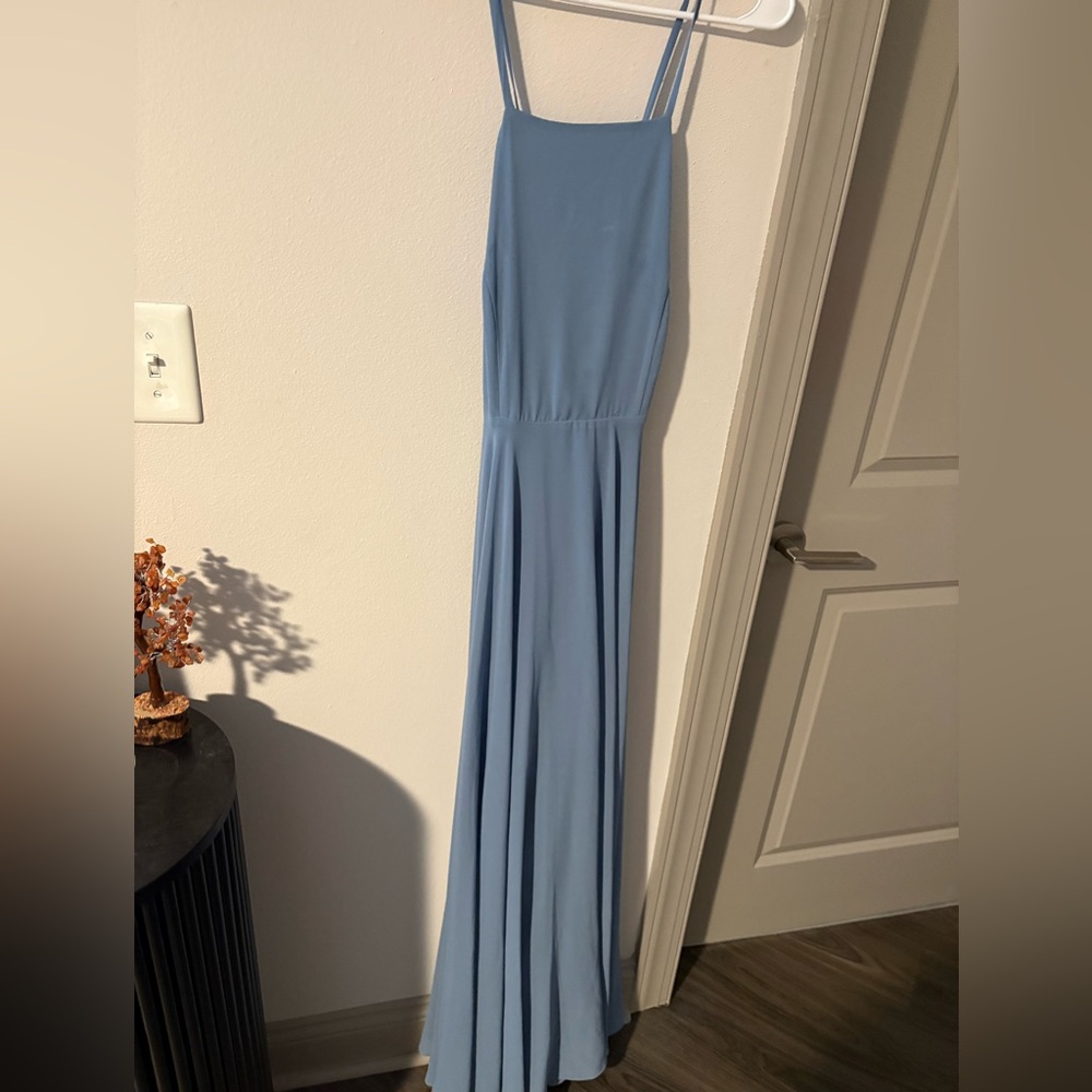 Elegant Blue Maxi Dress